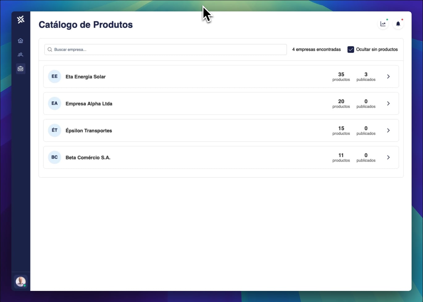 Demo do Produto - Preview